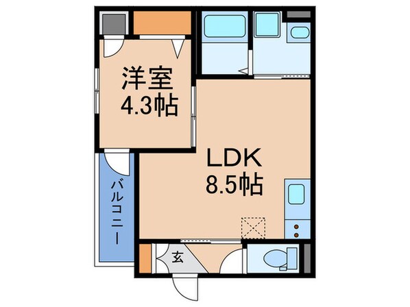 F asecia assistの物件間取画像